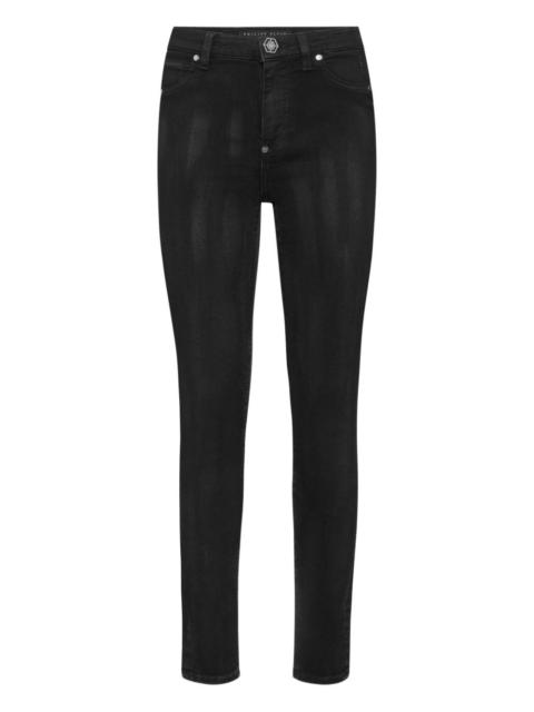 stretch-cotton jeans