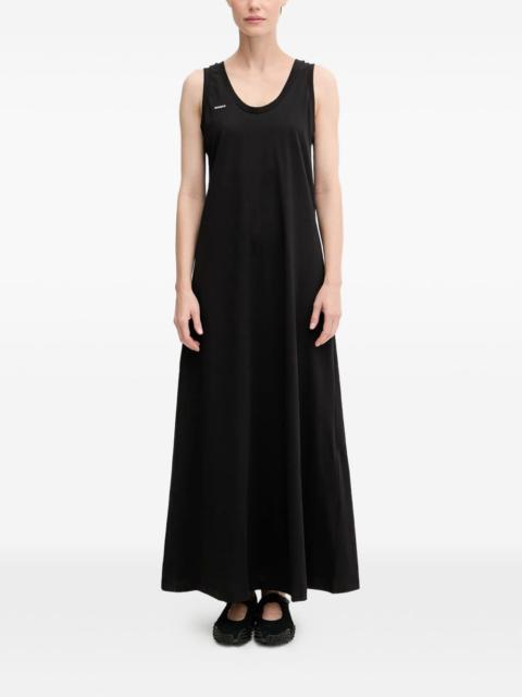 U-neck maxi dress
