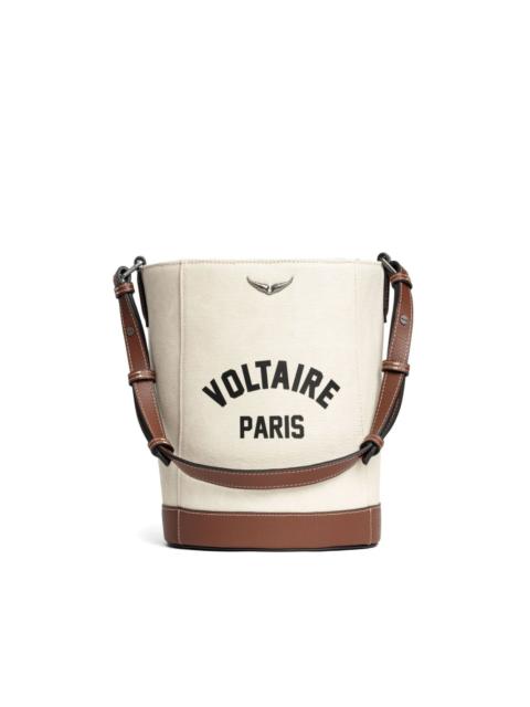 logo-print bucket bag