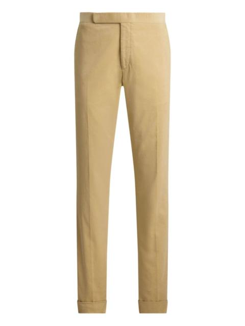 corduroy welt-pocket trousers