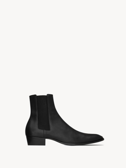 STANTON CHELSEA BOOTS IN GRAINED LEATHER