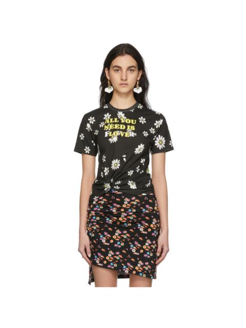 SSENSE Exclusive Black Capsule Daisy Print T-Shirt