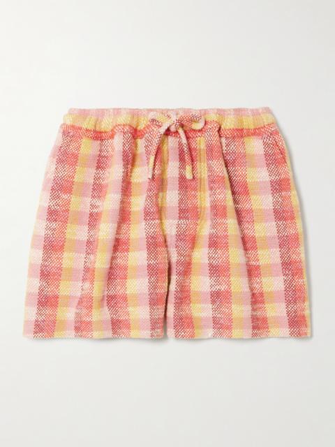Checked Cotton Shorts