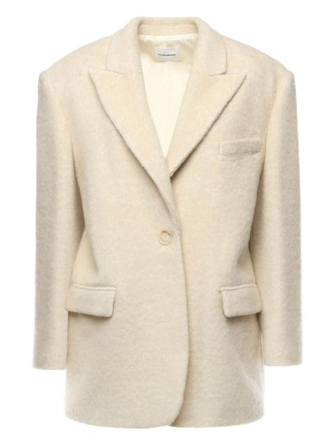 single-button wool blazer