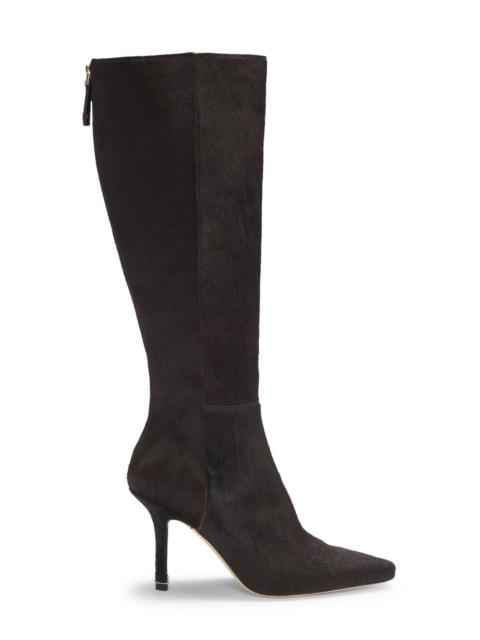 KNEE BOOTS IN PONY-HAIR LEATHER