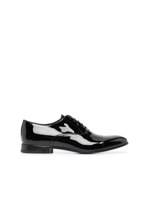 patent-leather Oxford shoes