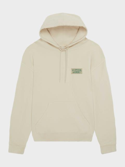 Men Cotton Hoodie Sweatshirt Solid - Vilebrequin x Highsnobiety