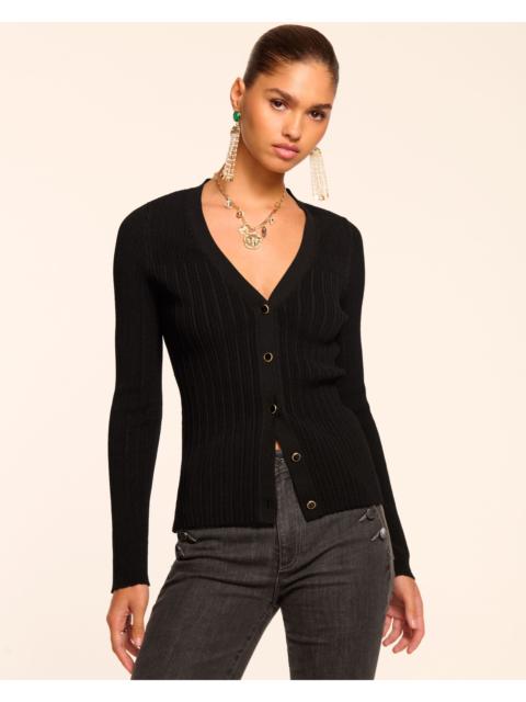 Lorenza Ribbed Knit Cardigan