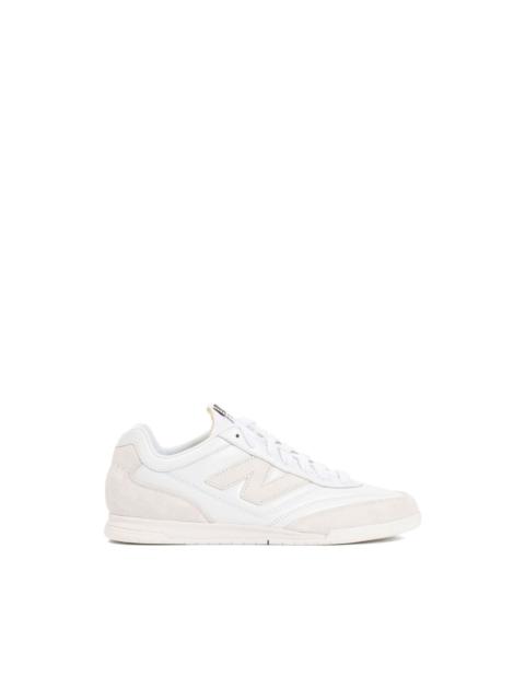 x New Balance leather logo sneakers