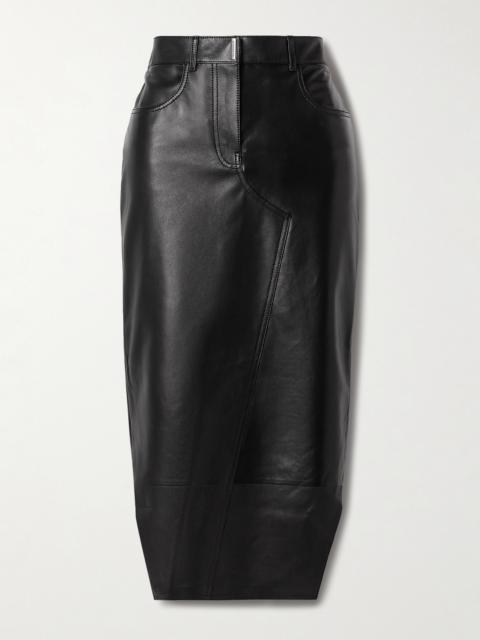 Leather Midi Skirt