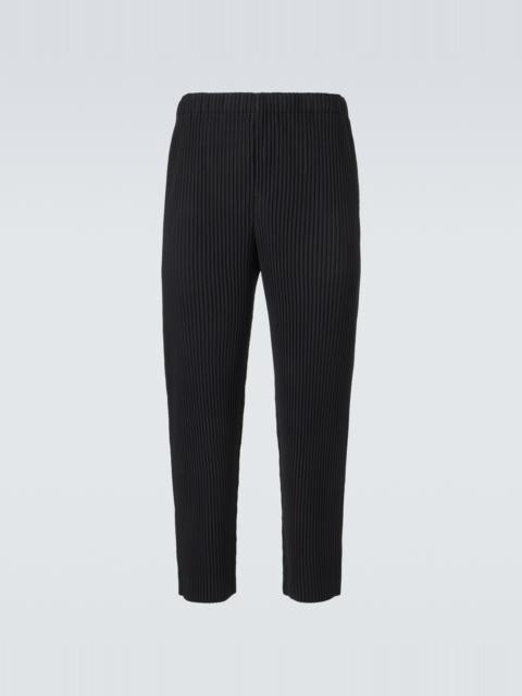 Tuxedo Pleats straight pants