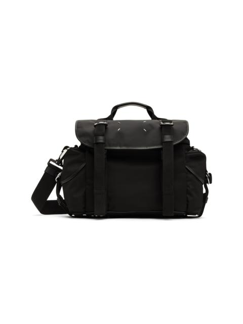 Black High Tech Small Messenger Bag