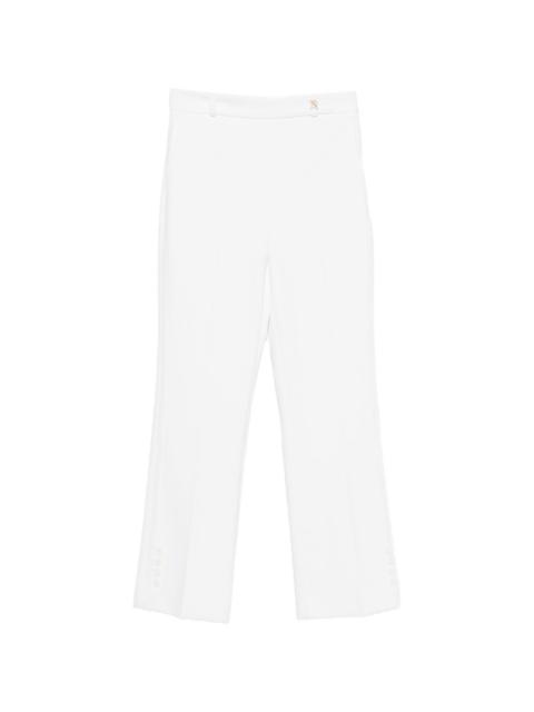 logo-plaque cropped trousers