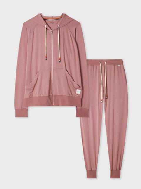 Women's Dusky Pink Modal-Blend Loungewear Set