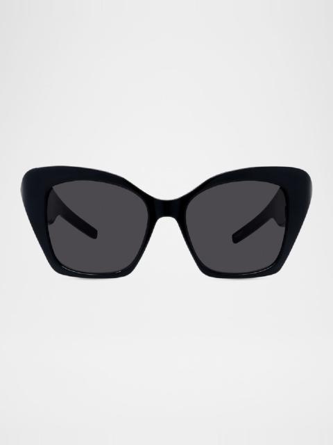 4G Liquid Square Plastic & Nylon Sunglasses