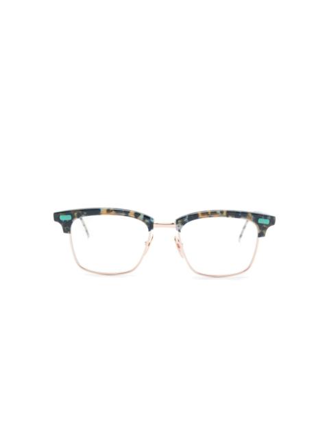 tortoiseshell-frame glasses