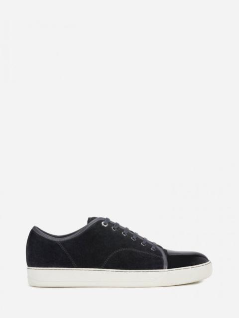 Lanvin DBB1 SUEDE AND PATENT LEATHER SNEAKERS | REVERSIBLE