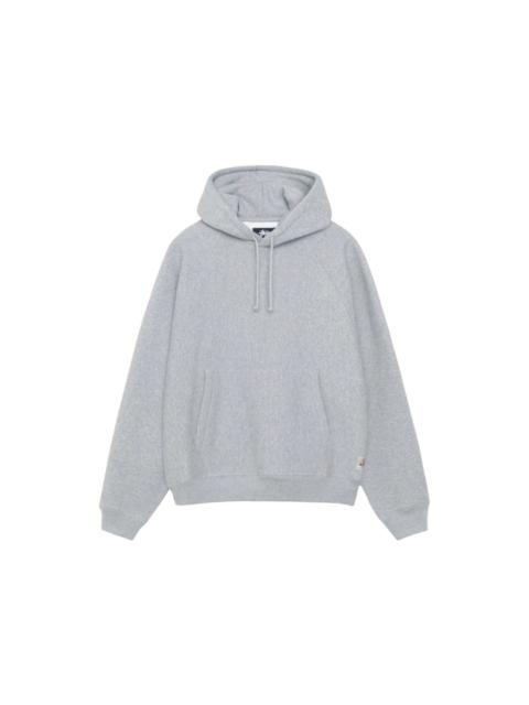 Stussy Fleece Raglan Zip Hoodie Grey Heather