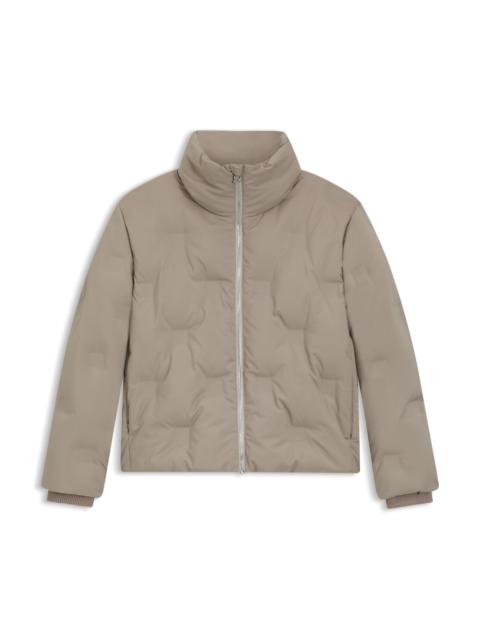 STACKED-LOGO JACKET WITH WATER-REPELLENT FINISH