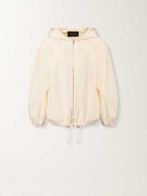 Technical taffeta bomber jacket