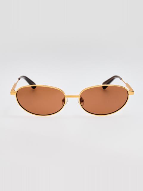 Alba Sunglasses in Matt Gold