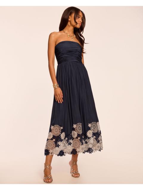 Milani Embellished Strapless Midi Dress