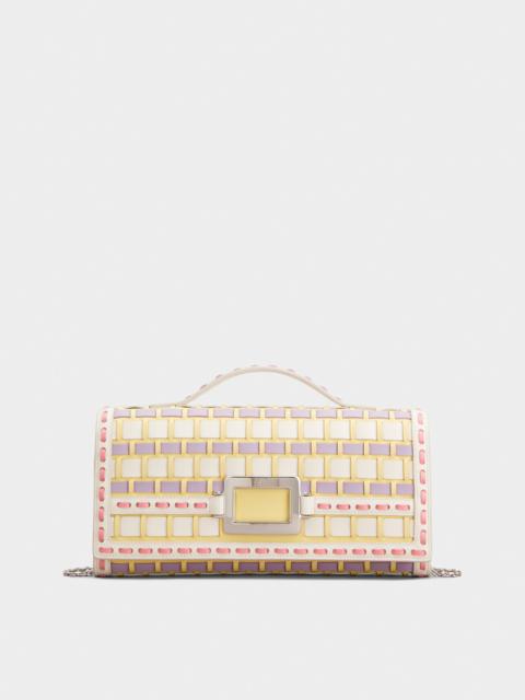 Belle Vivier Clutch in leather