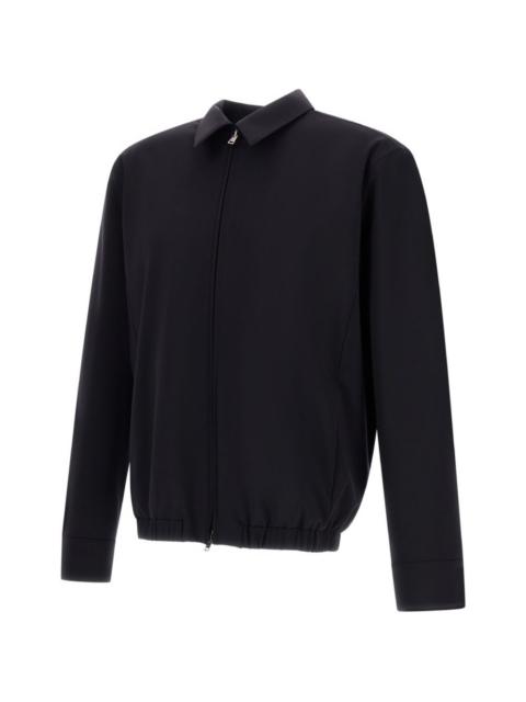 zip-up shirt jacket