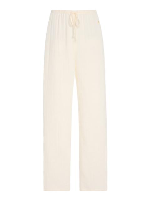 Brody Cotton Pants ivory