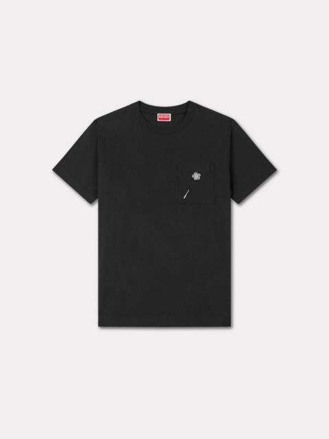 'Boke Flower' embroidered loose T-shirt in cotton