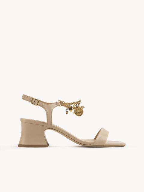 CHLOÉ CHARMS HEELED SANDAL