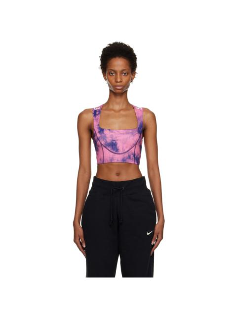 Pink Tie-Dye Sport Bra