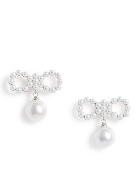 PEARL BOW EARRINGS