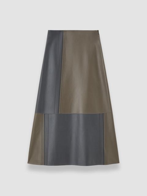 Cezanne Overlay Nappa Leather Skirt