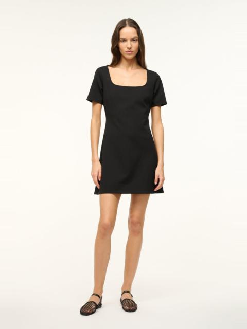 STAUD STERN DRESS BLACK