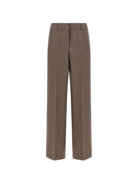 linen trousers