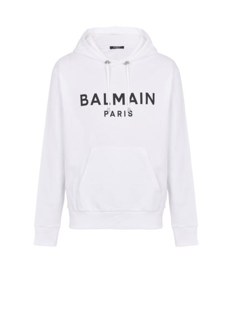 Printed Balmain Paris hoodie
