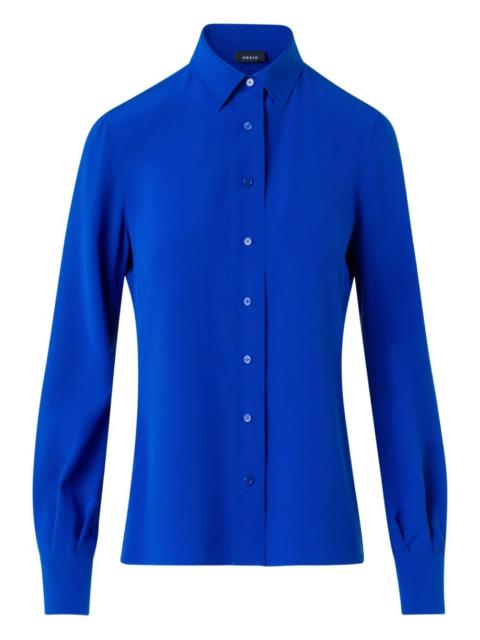 buttoned collared top