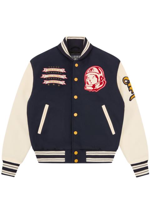 FANFARE SCRIPT WOOL VARSITY JACKET