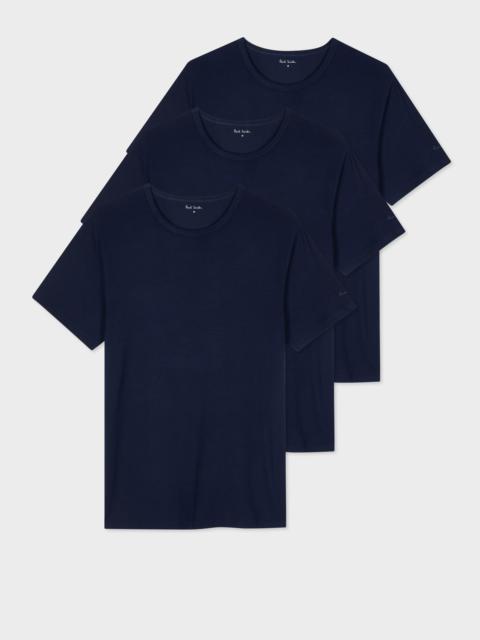 Navy Modal Lounge T-Shirts Three Pack