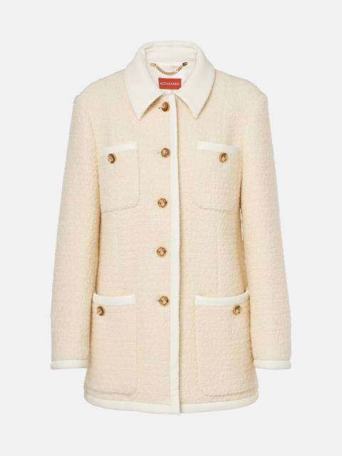 Wool and cotton coat