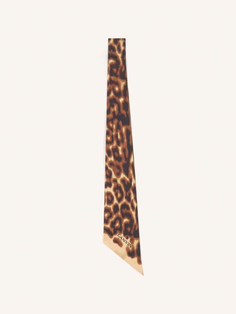 LEOPARD PRINT SILK TWILLY