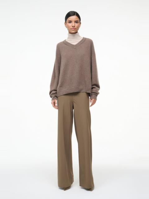 STAUD DORIS CASHMERE SWEATER TRUFFLE