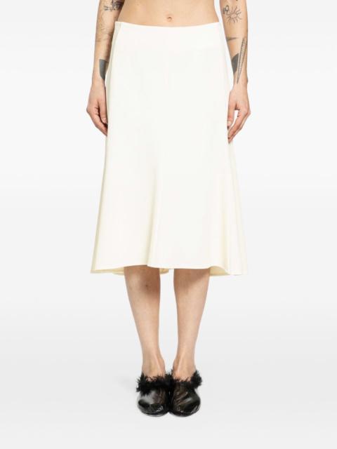 A-line midi skirt