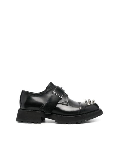 studded toe-cap monk shoes