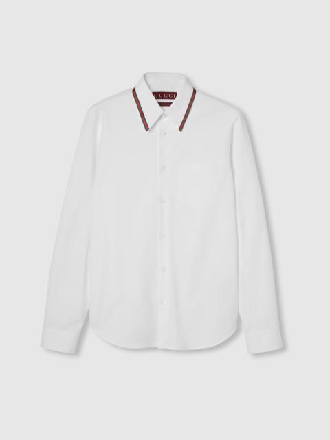Oxford cotton shirt with Web