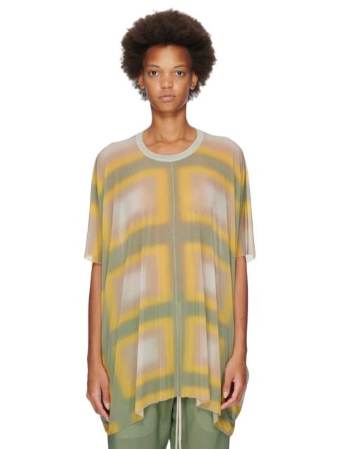 Minerva draped geometric-print top