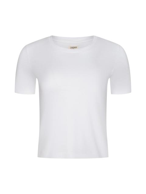 Stormy Cropped Cotton Tee