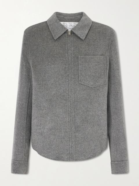 Oble Wool And Cashmere-blend Felt Jacket