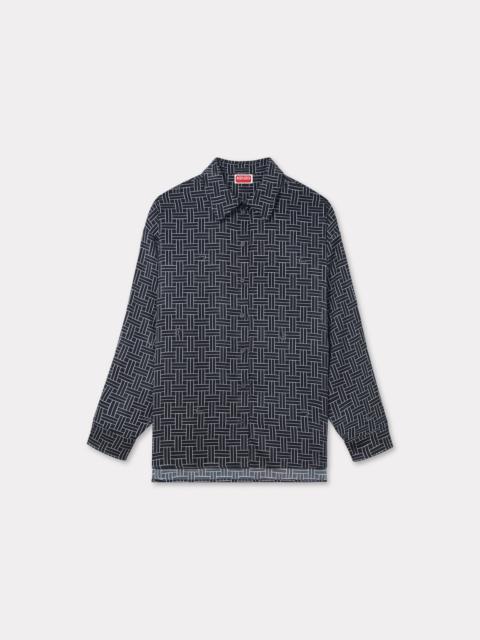 'KENZO Weave' dropped shoulders shirt